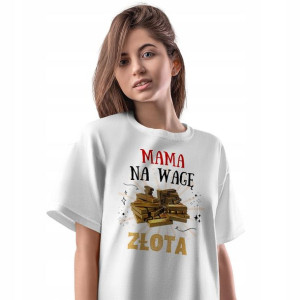 T-Shirt Damski Dla Mamy XL Dzień Matki Koszulka