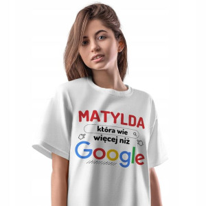 T-Shirt Damski Dla Matyldy Koszulka M Prezent