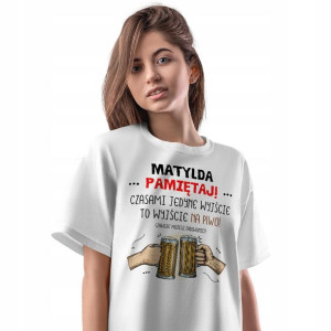 T-Shirt Damski Dla Matyldy Koszulka S Prezent