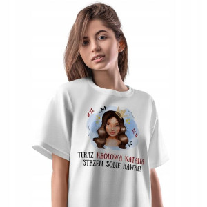 T-Shirt Damski Dla Natalii Koszulka L Prezent