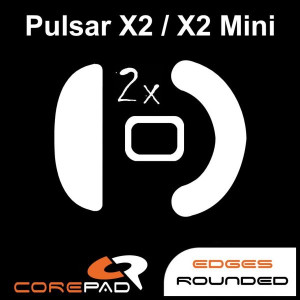 2 x CorePad Ślizgacze  Pulsar X2 / X2 Mini Wireless