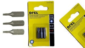 Zestaw Końcówki Torx T30 X 25mm 3szt. Bit, Bity