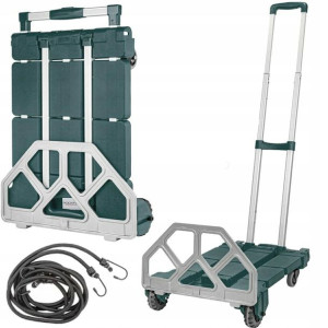 Wózek transportowy platformowy składany 200kg gumy