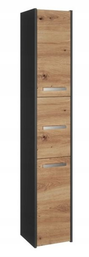 Szafa Słupek Łazienkowy S33 Antracyt/artisan Top