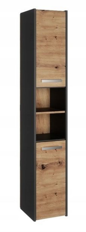 Szafa Słupek Łazienkowy S30 Antracyt/artisan Top
