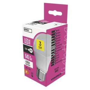 Żarówka LED EMOS Classic A60 7,3W E27 nw ZQ5131