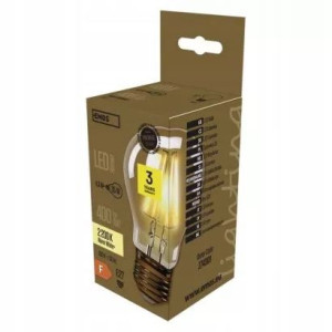 Żarówka LED Vintage A60 4,3W E27 ciepła biel+
