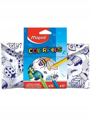 Piórnik Colorpeps do pokolorowoania + akcesoria