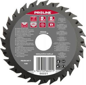 Tarcza Płaska Piła Z Tarnikiem Grube Zęby 230mm Pr
