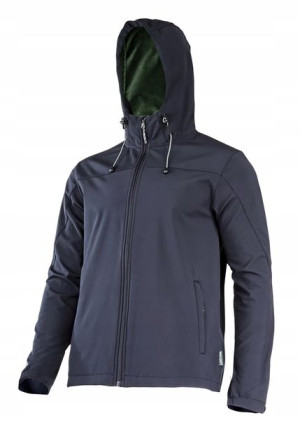 Kurtka Softshell Z Kapturem Czarna, "2xl