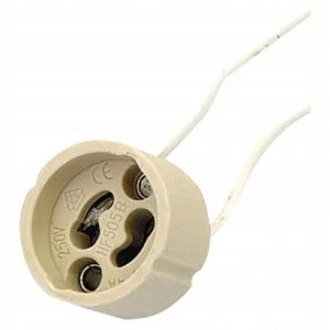 Oprawka na żarówkę GU10, ceramiczna 250V/2A