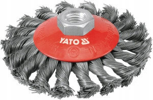 Yato Szczotka Stożkowa 100mm, Na Gwint M14, Drut S
