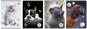 Zeszyt A5/80K kratka The Sweet Pets (5szt)