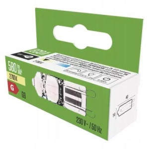 Żarówka halogenowa Eco JC 45W G9 ciepła biel ściem