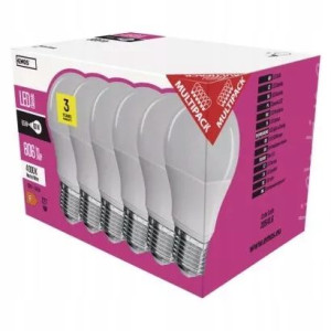 Żarówka LED Classic A60 8,5W E27 neutralna biel 6P