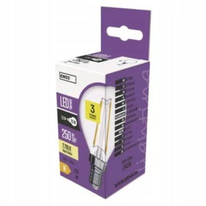 Żarówka LED Filament mini globe 2,2W E14 ciepła bi