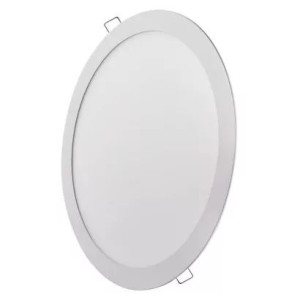 Panel LED wpuszczany okrągły 24W IP20 ciepła biel