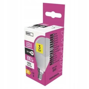 Żarówka LED mini globe 7,3W E14 neutralna biel