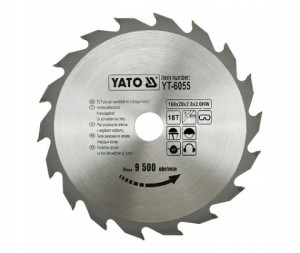 Yato Piła Tarczowa Widiowa 160x20mm 18-zębów 605