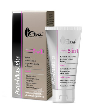 Ava Mustela Krem naturalnie poprawiający koloryt orzech i marchew 30ml
