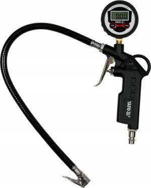 Pistolet Do Pompowania Z Manometrem Cyfrowy Lcd 2