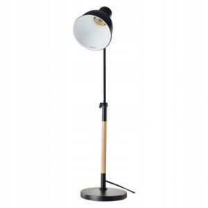 Lampa biurkowa E27 WINSTON 60 cm czarna