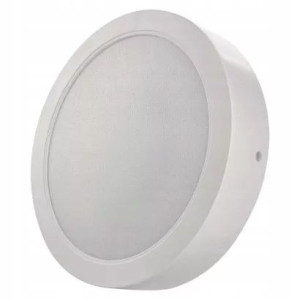 Panel LED natynkowy RUBIC 2w1, okrągły, biały, 24W