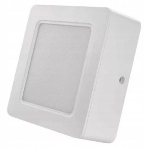 Panel LED natynkowy RUBIC 2w1, kwadrat, biały, 9W,