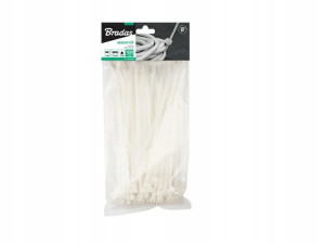 Opaska Plastik Biała 4,6x160/100szt...