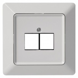 Pokrywa gniazda 2× RJ45