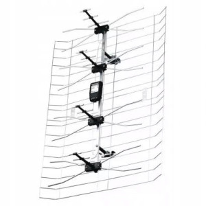 Antena zewnętrzna 0-80 km, DVB-T2, DAB filtr LTE/4