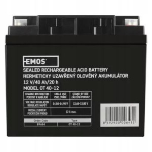 Akumulator AGM 12V 40Ah M6