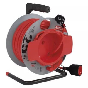 Przedłużacz bębnowy 25 m 1 gniazdo PVC 1,5 mm2