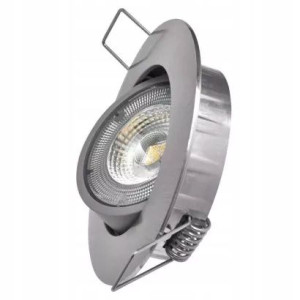 Oczko LED Exclusive 5W neutralna biel, srebrny