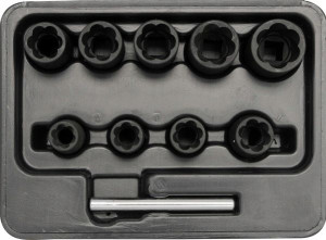 Yato Zestaw Wykrętaków 3/8" 10 Elem. 0603