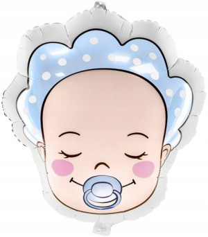 BALON foliowy BOBAS chłopiec BABY SHOWER 45cm
