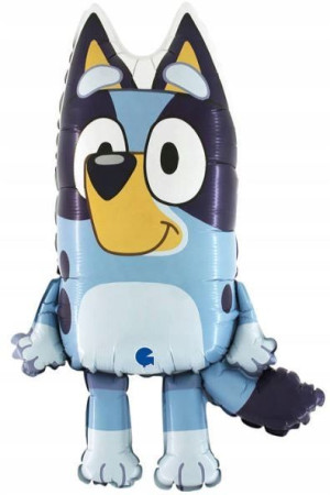 BALON foliowy Pies BLUEY Blue na Urodziny 91 cm