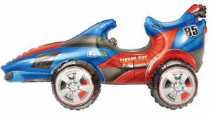 BALON foliowy 4D FORMULA Samochód WYŚCIGOWY 72cm
