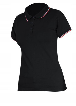 Koszulka Polo Damska 190g/m2, Czarna, "xl