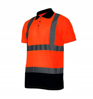 Koszulka Polo Ostrzegawcza, Pomarańcz., "s