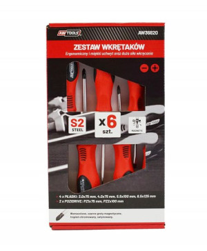 Awtools Zestaw Wkrętaków S2 / 6szt.