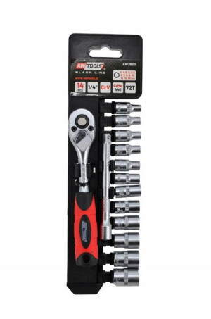 Awtools Zestaw Kluczy 1/4" 14 Elem.
