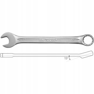 Awtools Klucz Płasko-oczkowy Crv Din3113 17 (mm)