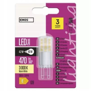 Żarówka LED Classic JC 4,2W G9 ciepła biel