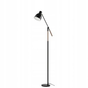 Lampa podłogowa E27 EDWARD 150 cm czarna