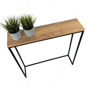 Konsola/toaletka 80x82x20cm dąb styl loft industrial