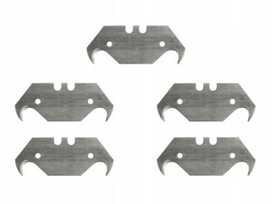 Ostrza trapezowe hakowe 0.6mm x 19mm 5szt nierdz.