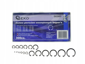 Powiększony Zestaw Wewn. Pierścieni Segera 300 Szt