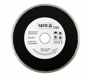 Yato Tarcza Diamentowa Pełna 180 X 25,4mm 6016