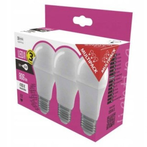 Żarówka LED Classic A60 9W E27 neutralna biel 3PK